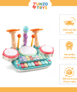 Bộ trống kèm piano vui nhộn PEEKABOO