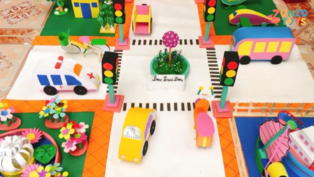 Đồ chơi phương tiện dành giúp bé biết luật lệ giao thông cơ bản