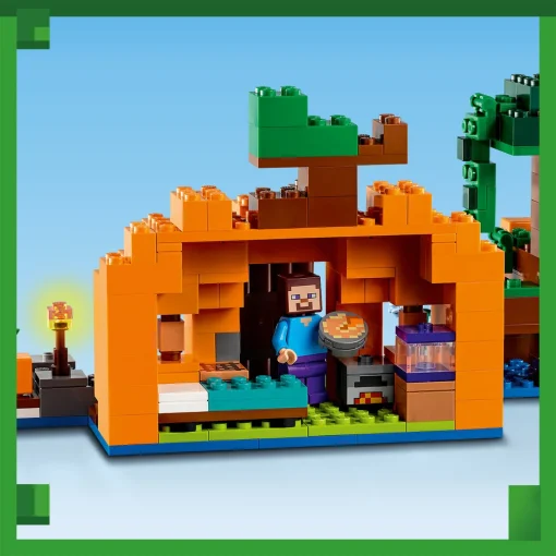 Đồ chơi lắp ráp Nông Trại Bí Ngô LEGO MINECRAFT 21248 - Ảnh 4