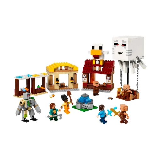 Bộ Lắp Ráp Cuộc Tấn Công Làng Bằng Khinh Khí Cầu Của Ghast LEGO MINECRAFT 21273 - Ảnh 2