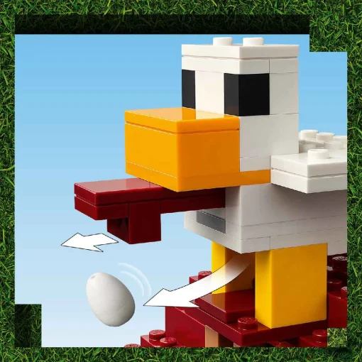 Bộ Lắp Ráp Cuộc Tấn Công Làng Bằng Khinh Khí Cầu Của Ghast LEGO MINECRAFT 21273 - Ảnh 5