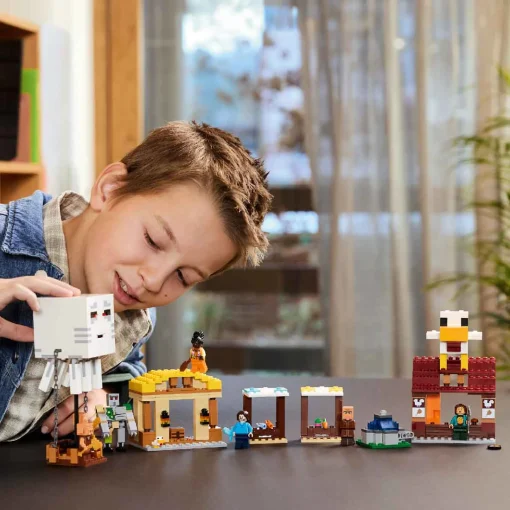 Bộ Lắp Ráp Cuộc Tấn Công Làng Bằng Khinh Khí Cầu Của Ghast LEGO MINECRAFT 21273 - Ảnh 7