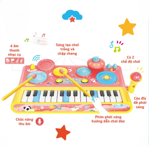 Đồ chơi đàn piano thông minh cho bé