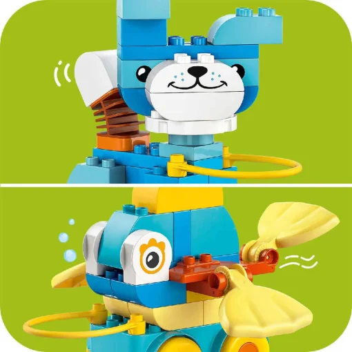 Đồ Chơi Lắp Ráp 3 Trong 1 Động Vật Đi Trên Bánh Xe LEGO DUPLO 10448 - Ảnh 5