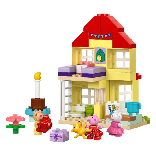 Đồ Chơi Lắp Ráp Ngôi Nhà Sinh Nhật Của Peppa Pig LEGO DUPLO 10433 (59 chi tiết) - Ảnh 3