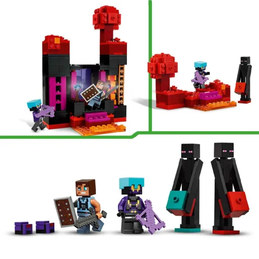 Đồ Chơi Lắp Ráp Tháp Enderman LEGO MINECRAFT 21279 - Ảnh 4