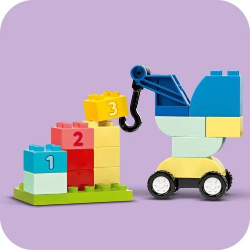 Đồ Chơi Lắp Ráp Thùng Gạch Sáng Tạo: Xe Hơi Và Xe Tải LEGO DUPLO 10439 (80 chi tiết) - Ảnh 4
