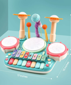 Bộ trống kèm piano vui nhộn PEEKABOO