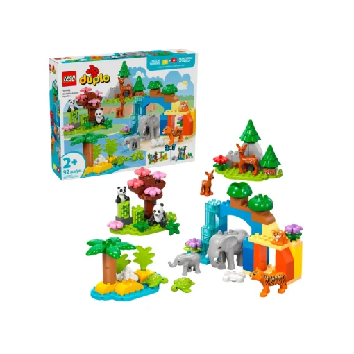 Đồ Chơi Lắp Ráp Gia Đình Động Vật Hoang Dã 3 Trong 1 LEGO DUPLO 10446 - Ảnh 2