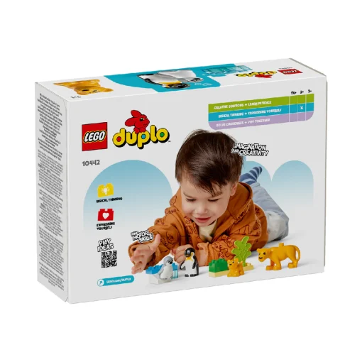 Đồ Chơi Lắp Ráp Gia Đình Động Vật Hoang Dã: Chim Cánh Cụt Và Sư Tử LEGO DUPLO 10442 - Ảnh 11