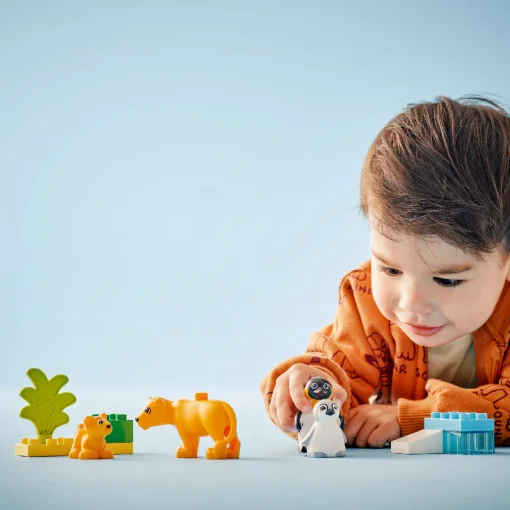Đồ Chơi Lắp Ráp Gia Đình Động Vật Hoang Dã: Chim Cánh Cụt Và Sư Tử LEGO DUPLO 10442 - Ảnh 6
