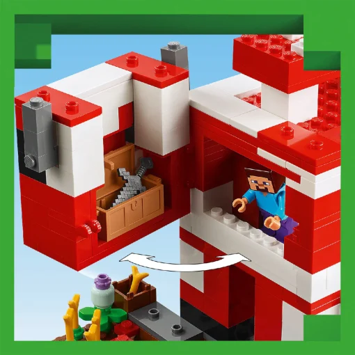 Đồ Chơi Lắp Ráp Ngôi Nhà Của Những Chú Bò Nấm LEGO MINECRAFT 21270 - Ảnh 4