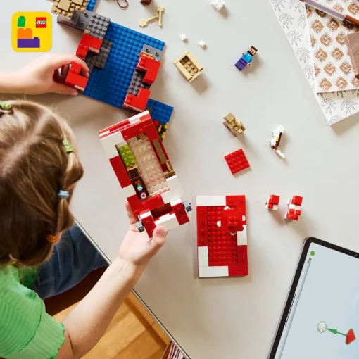 Đồ Chơi Lắp Ráp Ngôi Nhà Của Những Chú Bò Nấm LEGO MINECRAFT 21270 - Ảnh 7