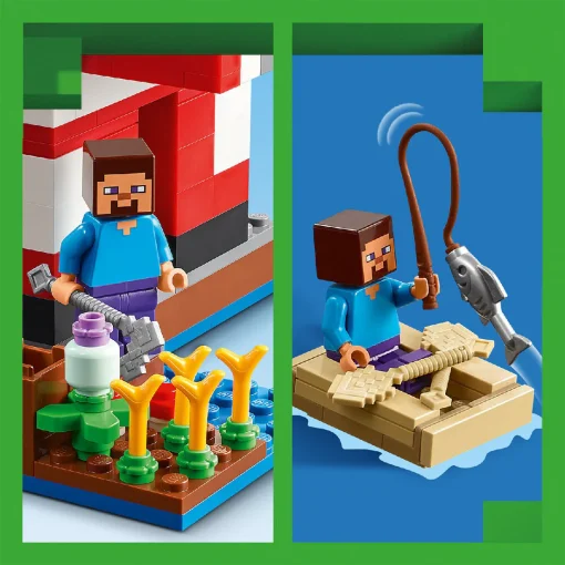 Đồ Chơi Lắp Ráp Ngôi Nhà Của Những Chú Bò Nấm LEGO MINECRAFT 21270 - Ảnh 6