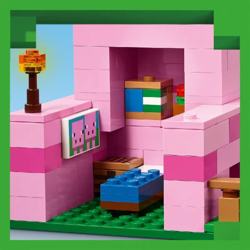 Đồ Chơi Lắp Ráp Ngôi Nhà Của Những Chú Heo Con LEGO MINECRAFT 21268 - Ảnh 9