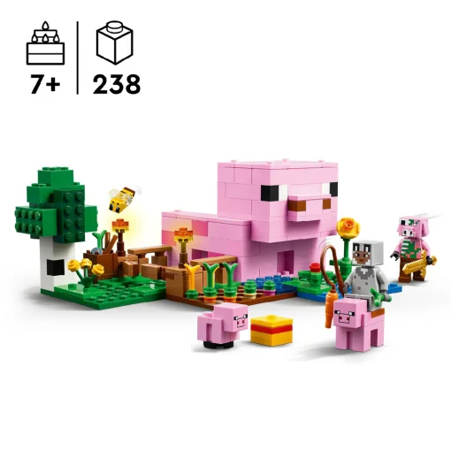 Đồ Chơi Lắp Ráp Ngôi Nhà Của Những Chú Heo Con LEGO MINECRAFT 21268 - Ảnh 4