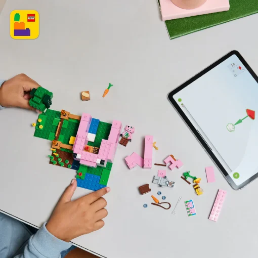 Đồ Chơi Lắp Ráp Ngôi Nhà Của Những Chú Heo Con LEGO MINECRAFT 21268 - Ảnh 11