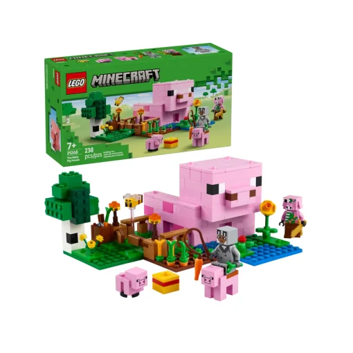 Đồ Chơi Lắp Ráp Ngôi Nhà Của Những Chú Heo Con LEGO MINECRAFT 21268 - Ảnh 2