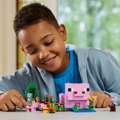 Đồ Chơi Lắp Ráp Ngôi Nhà Của Những Chú Heo Con LEGO MINECRAFT 21268 - Ảnh 12