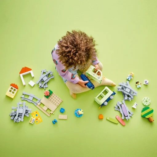 Đồ Chơi Lắp Ráp Tàu Lửa Phiêu Lưu Tương Tác LEGO DUPLO 10427 - Ảnh 4