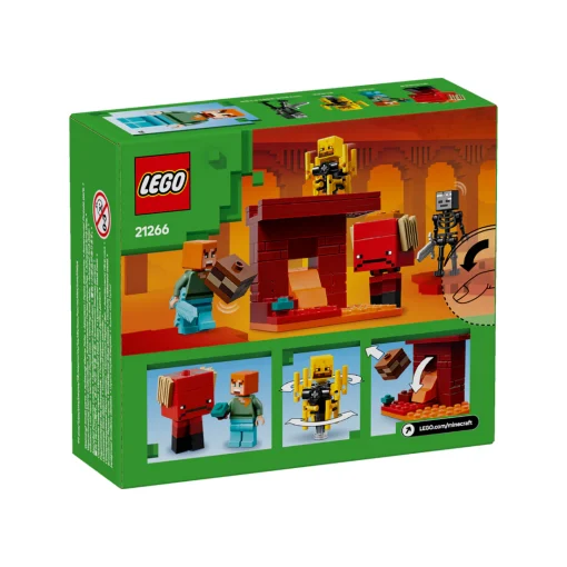Đồ Chơi Lắp Ráp Trận Chiến Dung Nham Địa Ngục Nether LEGO MINECRAFT 21266 - Ảnh 10