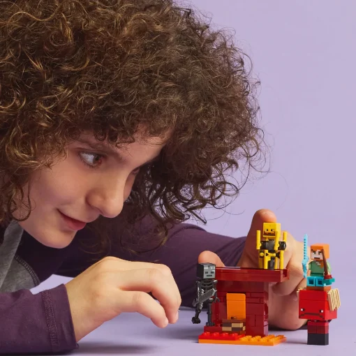 Đồ Chơi Lắp Ráp Trận Chiến Dung Nham Địa Ngục Nether LEGO MINECRAFT 21266 - Ảnh 7
