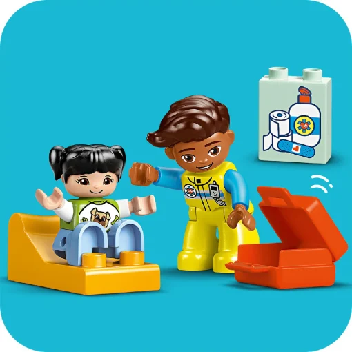 Đồ Chơi Lắp Ráp Xe Cứu Thương & Tài Xế LEGO DUPLO 10447 - Ảnh 8