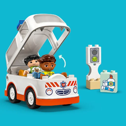 Đồ Chơi Lắp Ráp Xe Cứu Thương & Tài Xế LEGO DUPLO 10447 - Ảnh 12