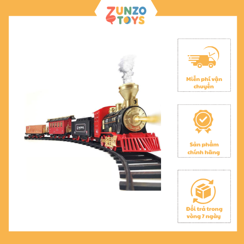 Bộ đồ chơi lắp ráp tàu hỏa Vecto