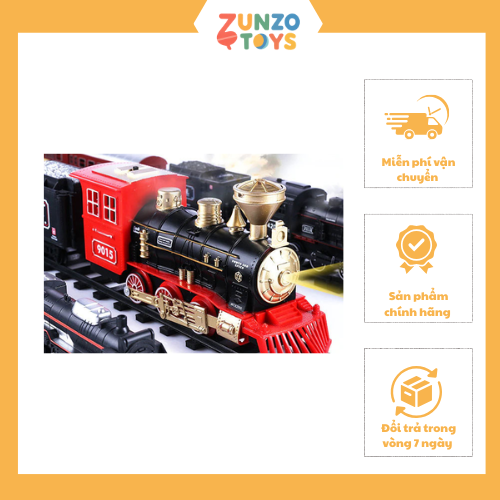 Bộ đồ chơi lắp ráp tòa hỏa Vecto