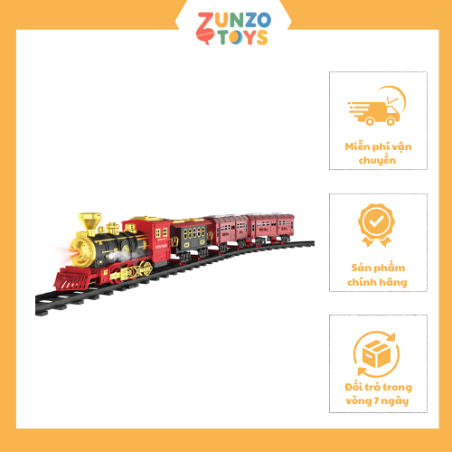 Bộ đồ chơi lắp ráp tòa hỏa Vecto