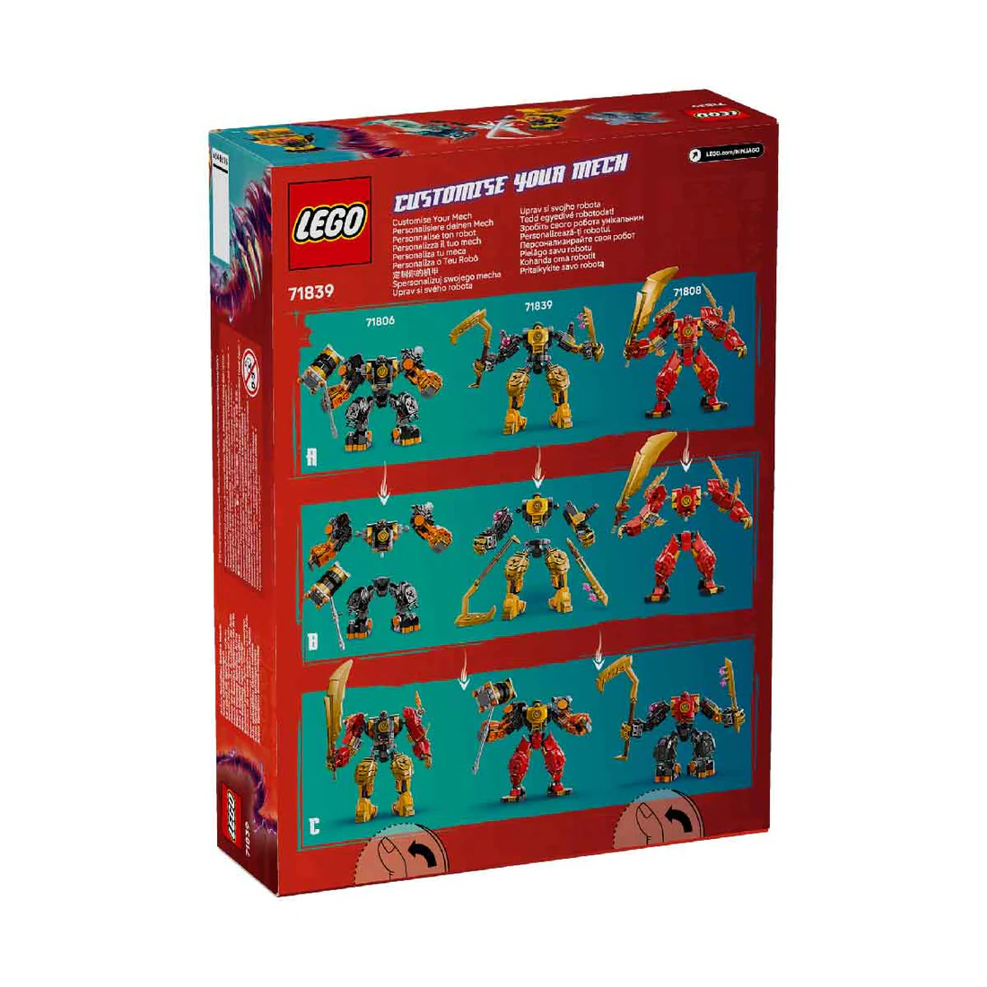 Đồ Chơi Lắp Ráp Chiến Giáp Spinjitzu Của Arin LEGO NINJAGO 71839 - Ảnh 13