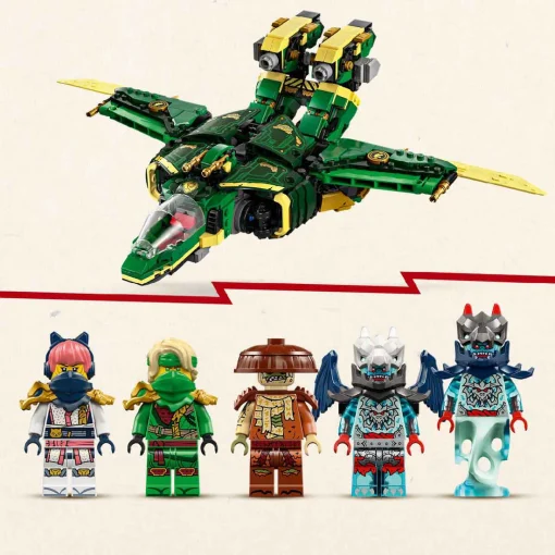 Đồ Chơi Lắp Ráp Lloyd Và Chiến Giáp Jet LEGO NINJAGO 71845 - Ảnh 3