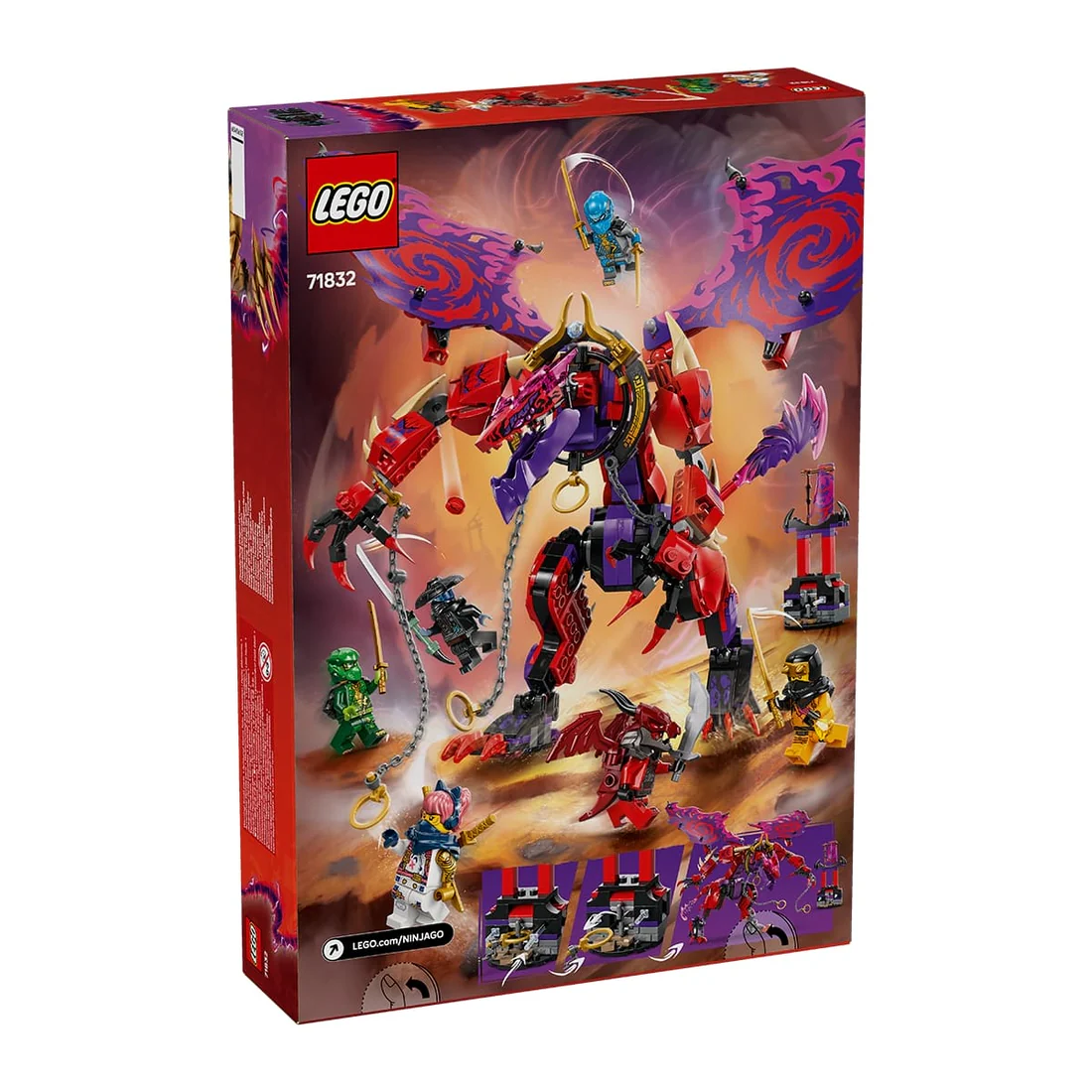 Đồ Chơi Lắp Ráp Rồng Thần Sức Mạnh Thunderfang LEGO NINJAGO 71832 (668 chi tiết) - Ảnh 10