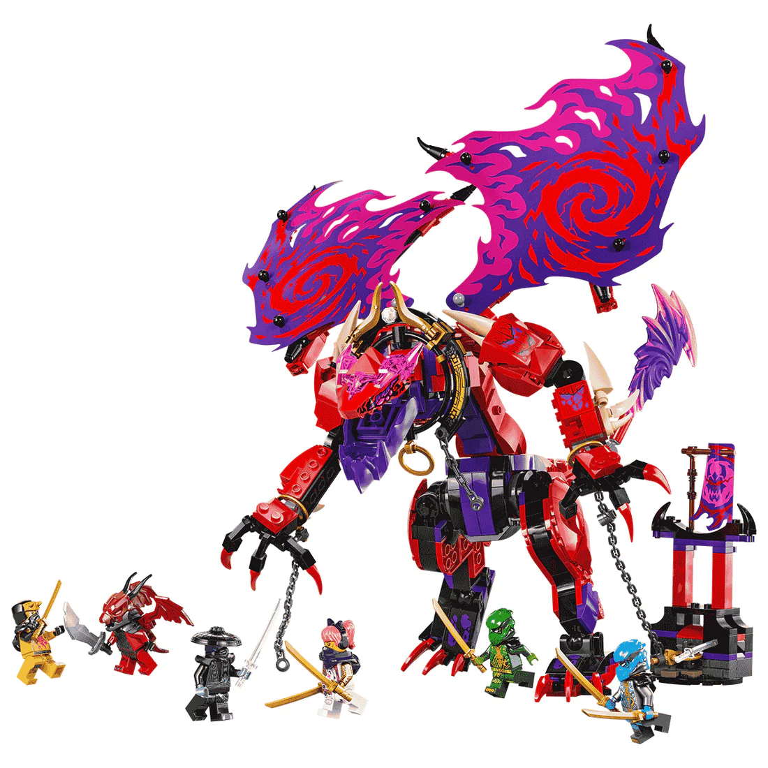 Đồ Chơi Lắp Ráp Rồng Thần Sức Mạnh Thunderfang LEGO NINJAGO 71832 (668 chi tiết) - Ảnh 3