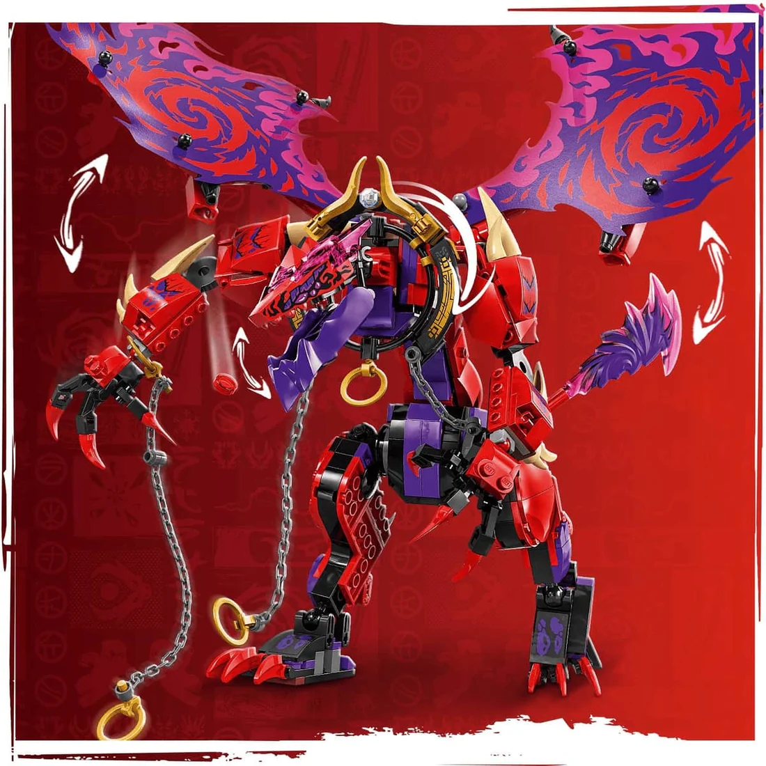 Đồ Chơi Lắp Ráp Rồng Thần Sức Mạnh Thunderfang LEGO NINJAGO 71832 (668 chi tiết) - Ảnh 6