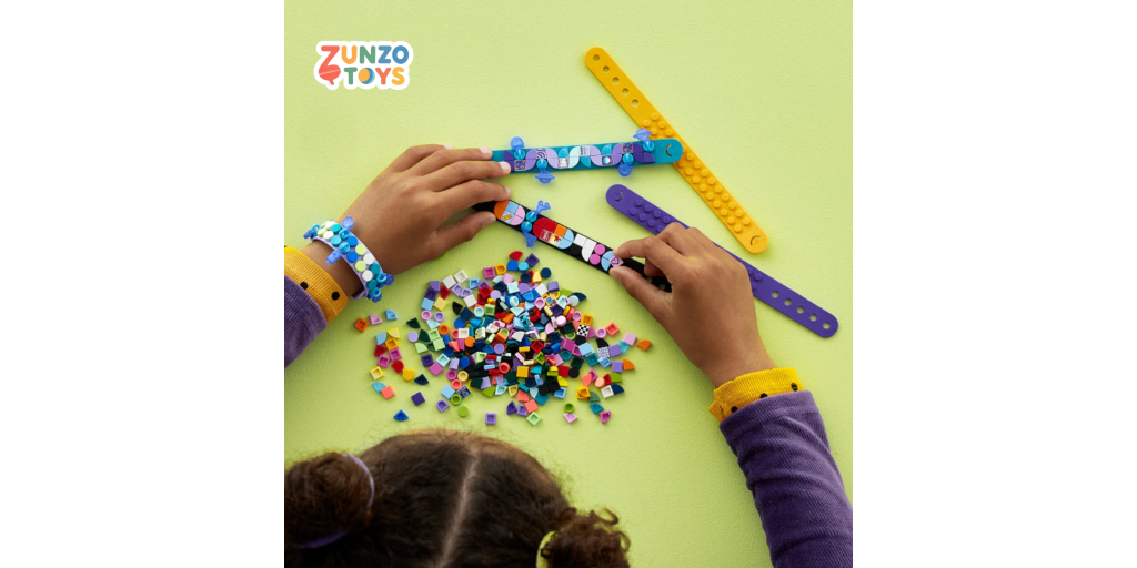 Đồ Chơi Lắp Ráp Bộ Vòng Tay Thiết Kế Sáng Tạo 5 Trong 1 LEGO DOTS 41807