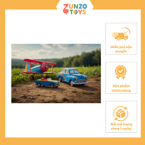 Xe và máy bay thủ công tái chế