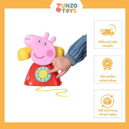 Đồ chơi mầm non điện thoại peppa pig - Ảnh 2