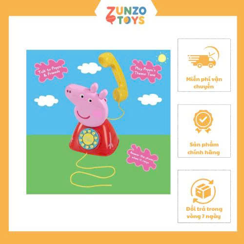 Đồ chơi mầm non điện thoại peppa pig - Ảnh 3