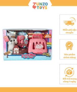 Bộ chăm sóc thú cưng hồng cho trẻ