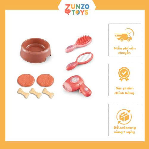 Bộ chăm sóc thú cưng hồng cho trẻ - Ảnh 3